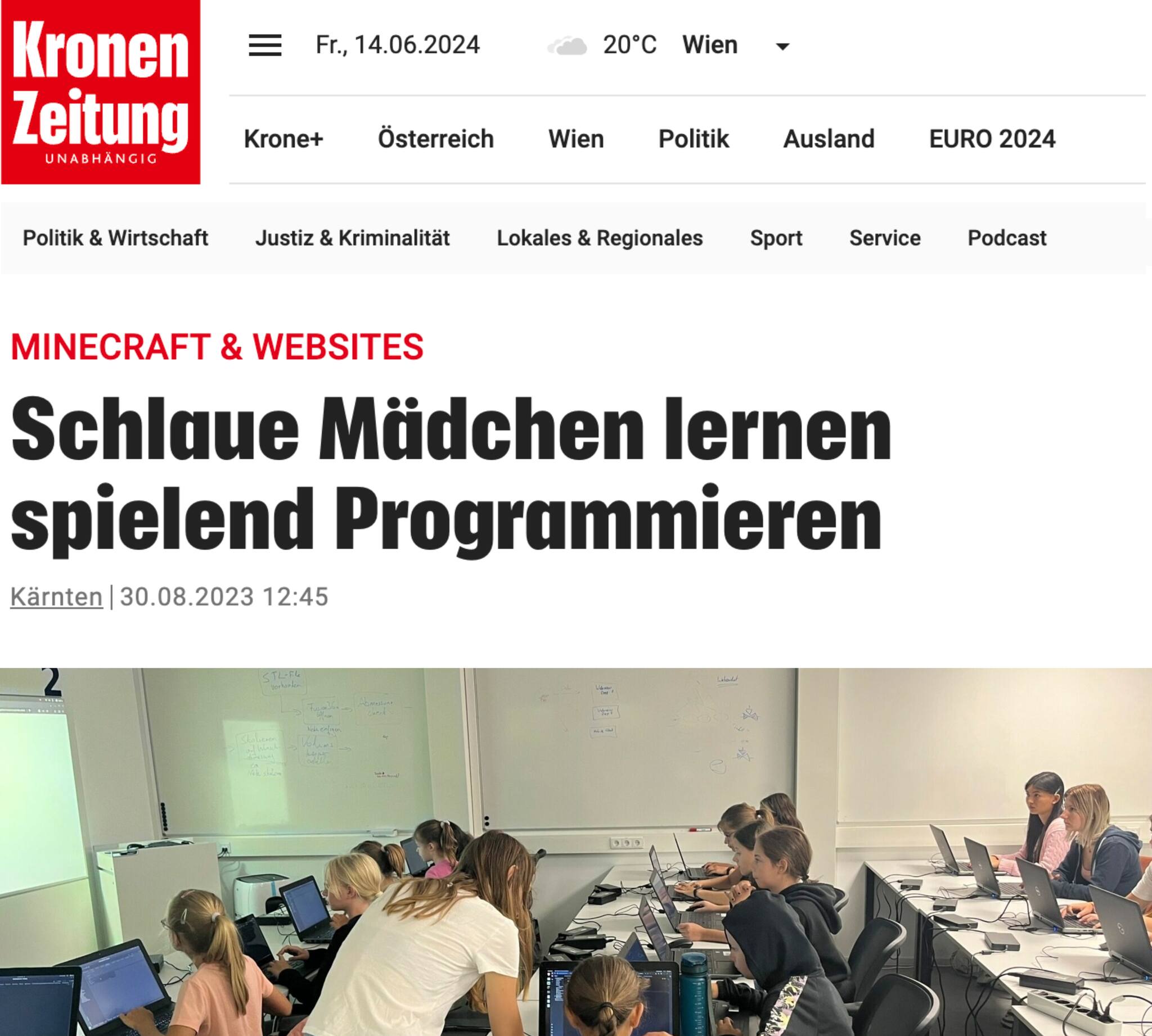 Was sagt die Presse über die Junioruni, ihre Gründer und die teilnehmenden Kinder?