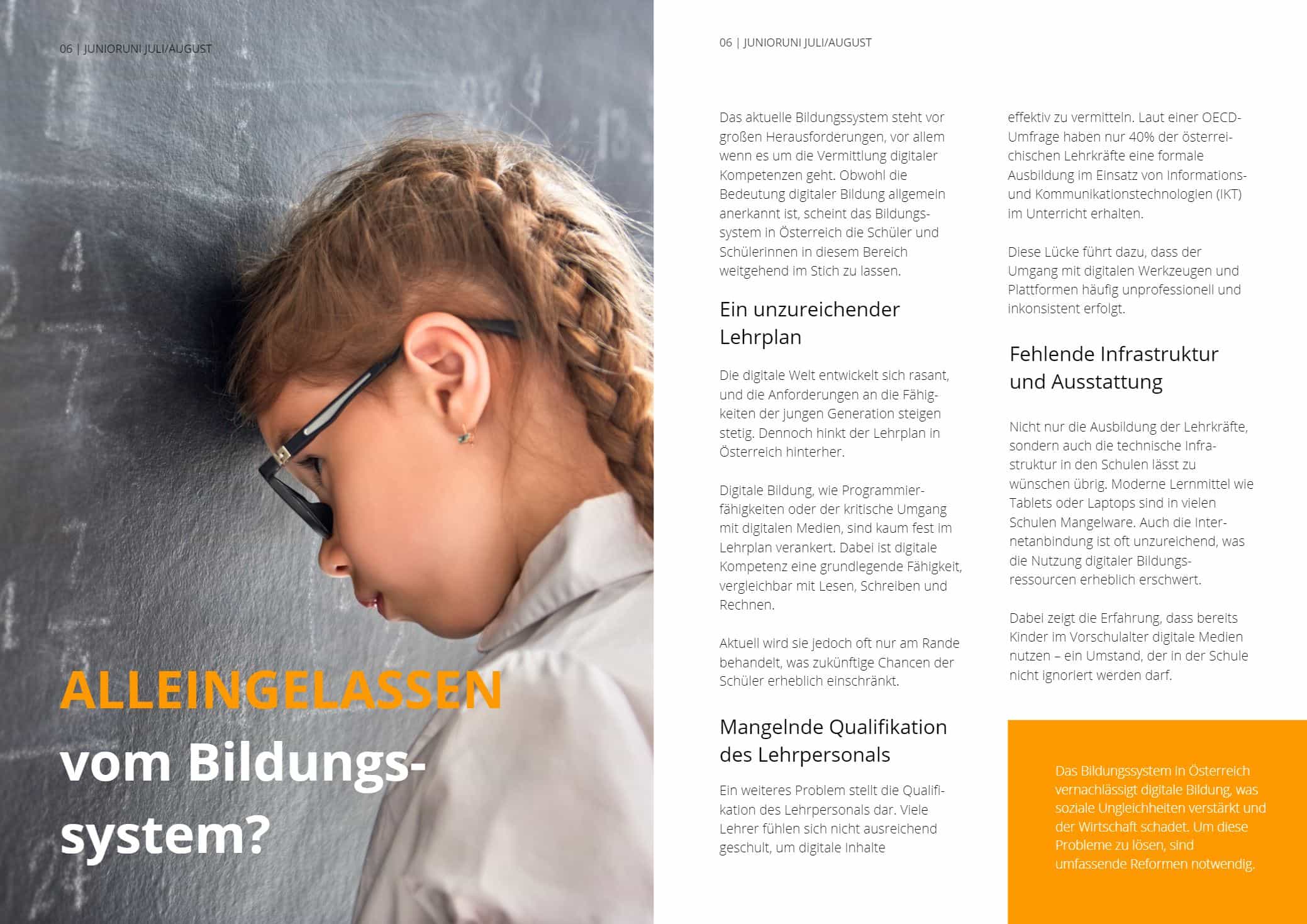 Jobangebote Anzeigenverkauf Junioruni-Magazin 